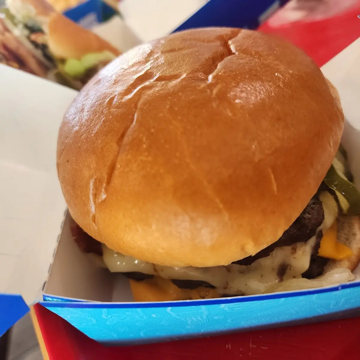 2 Triple Bacon Cheese Burger
