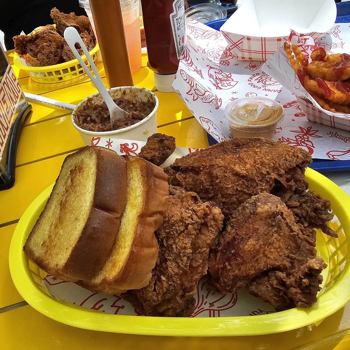 Fried Chicken with Dipping Sauce