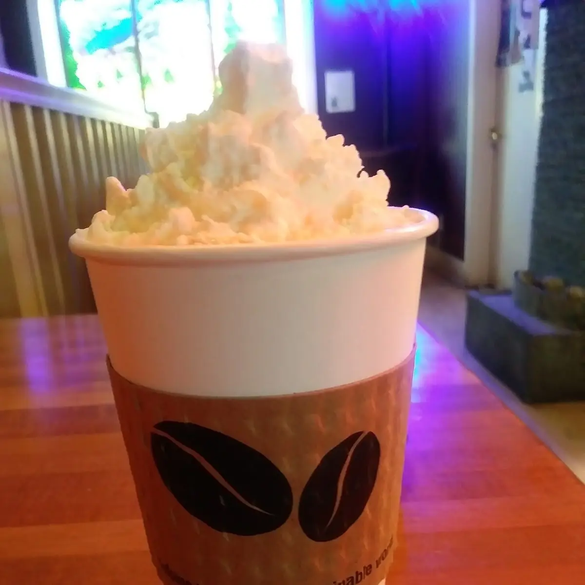 White Chocolate Mocha with Whipped Cream