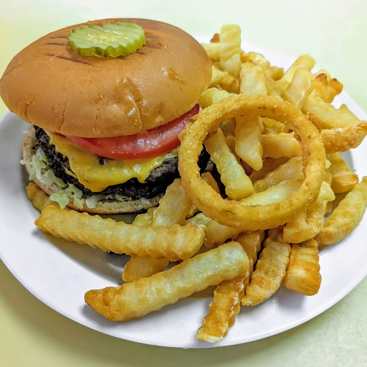 Double Cheeseburger with Fries