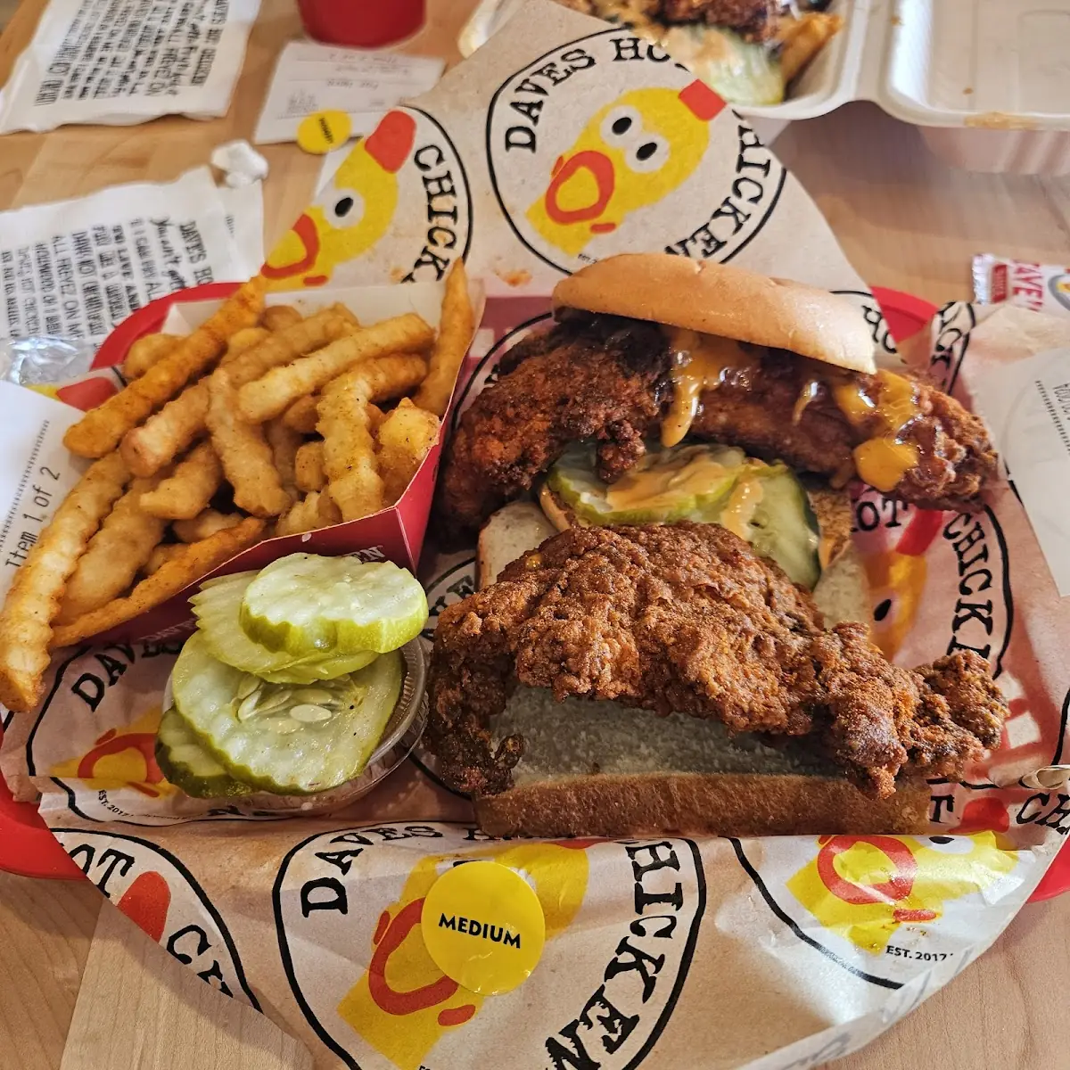 Chicken Tender Slider with Fries