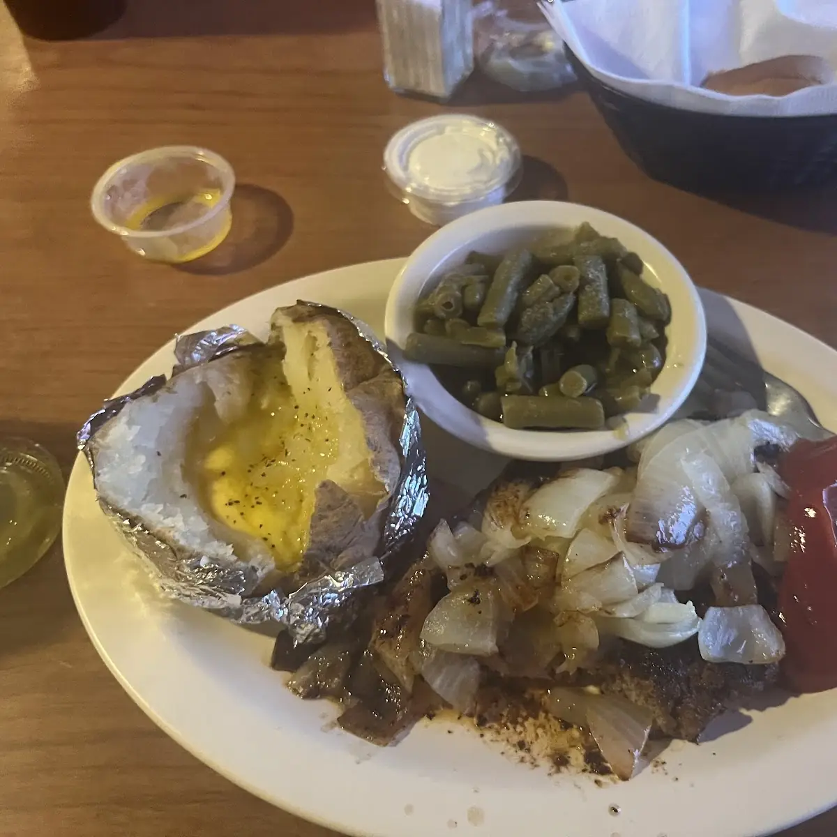 Hamburger Steak with Onions