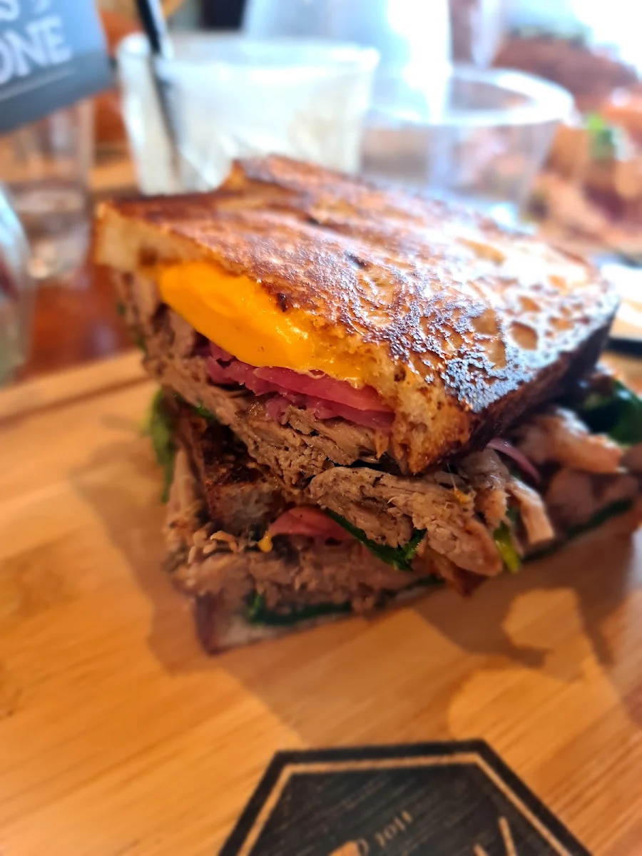 Daark Beef Brisket Toastie, Daark Espresso