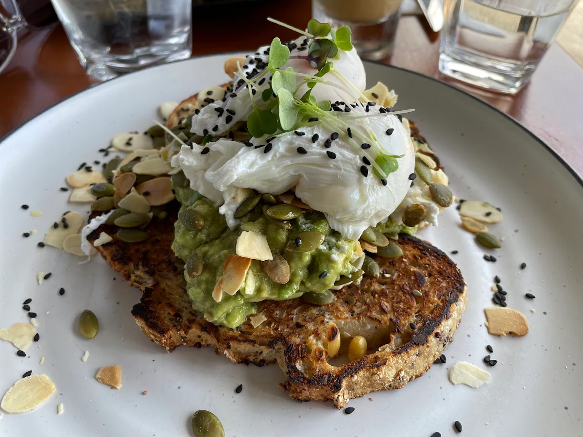 Smashed Avocado & Persian Feta, Daark Espresso