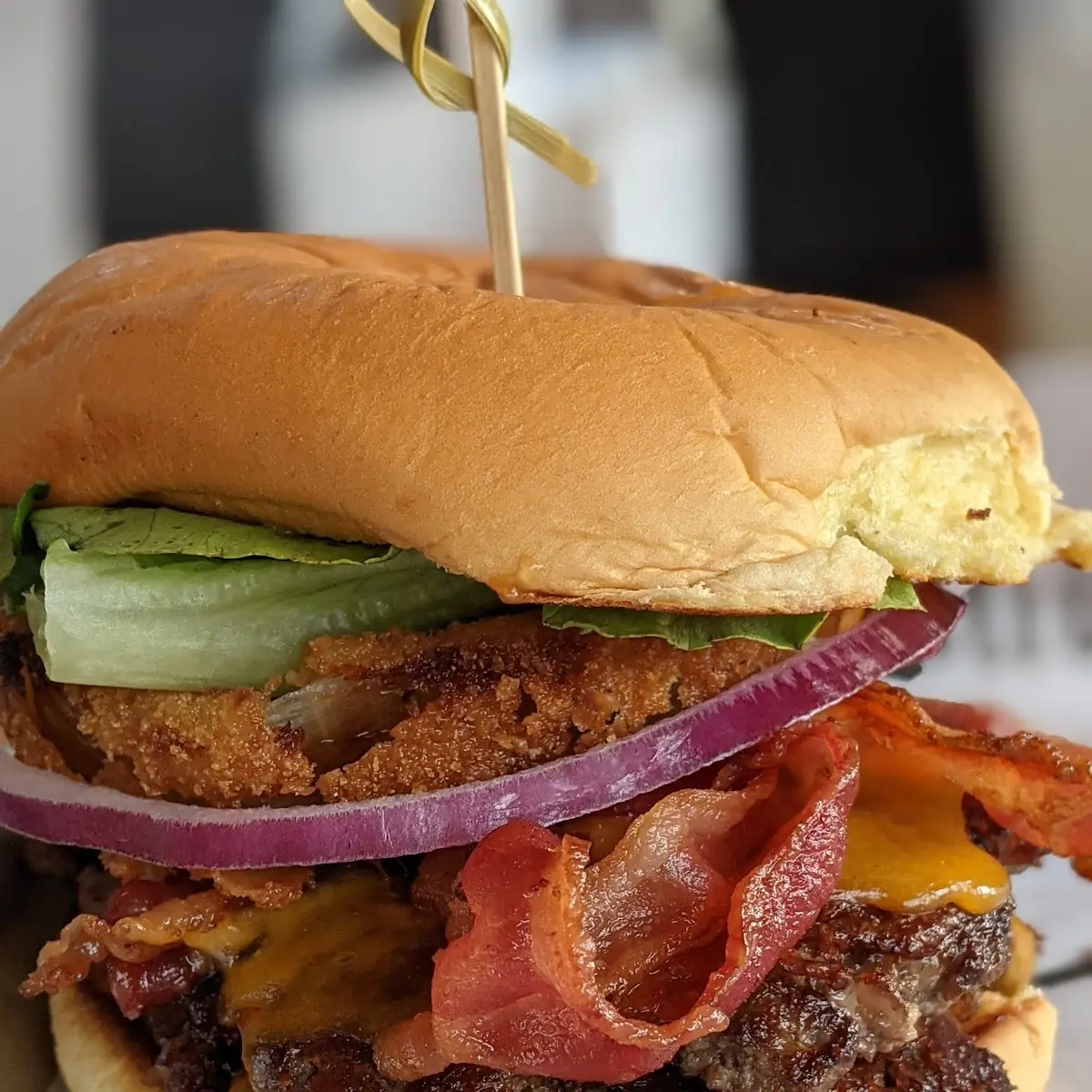 Smoked Bacon Cheeseburger