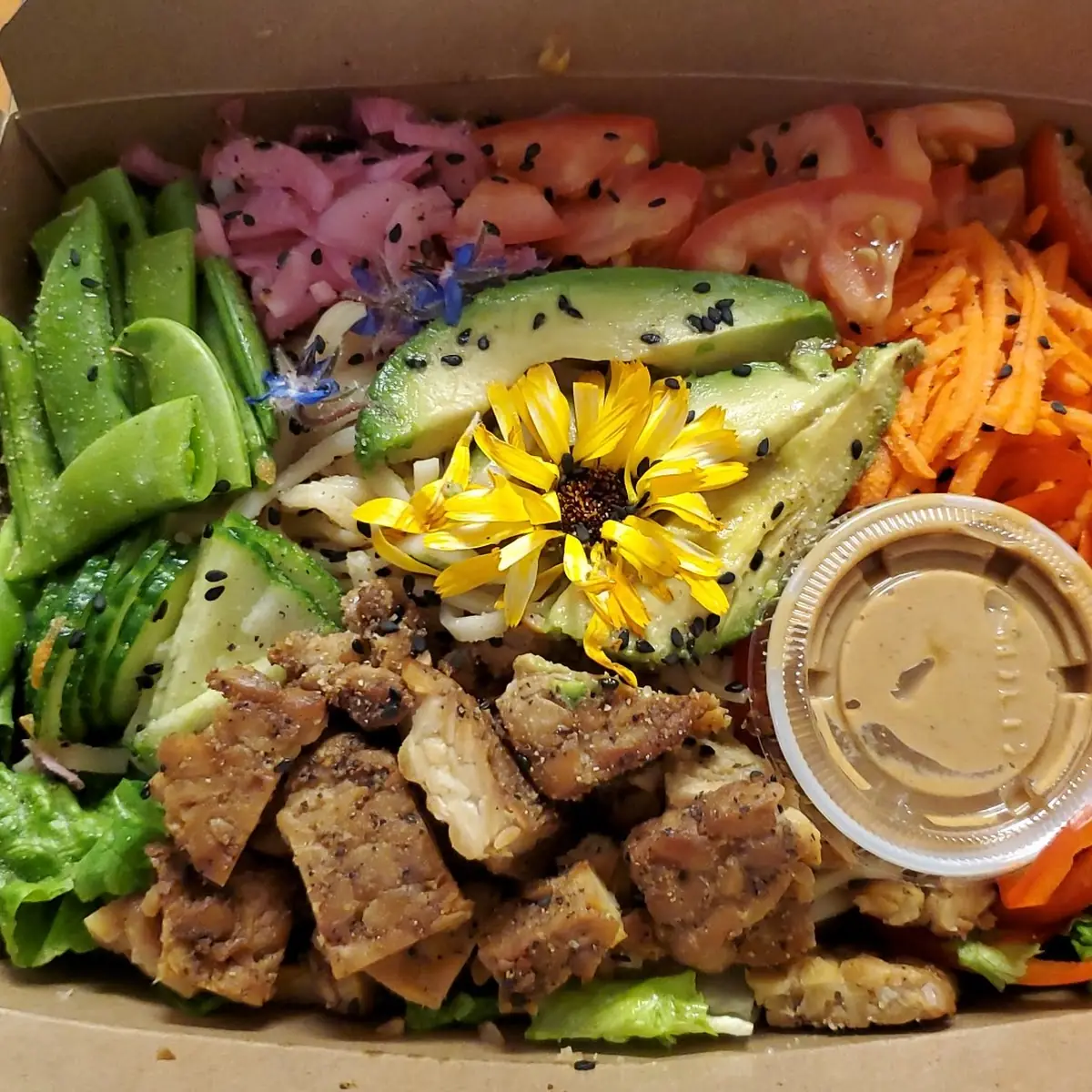 Cold Noodle Salad with Tempeh