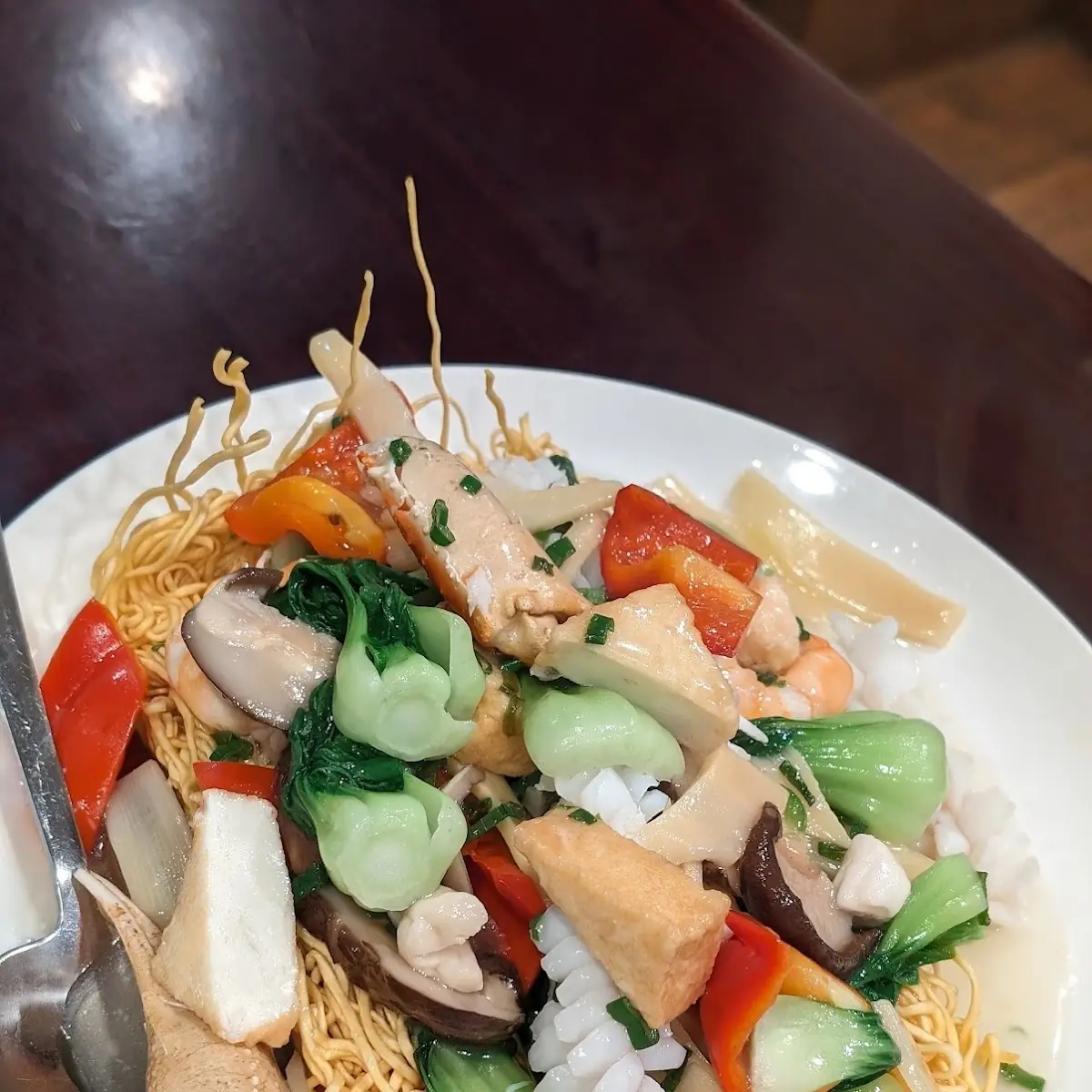 Seafood Pan Fried Noodle
