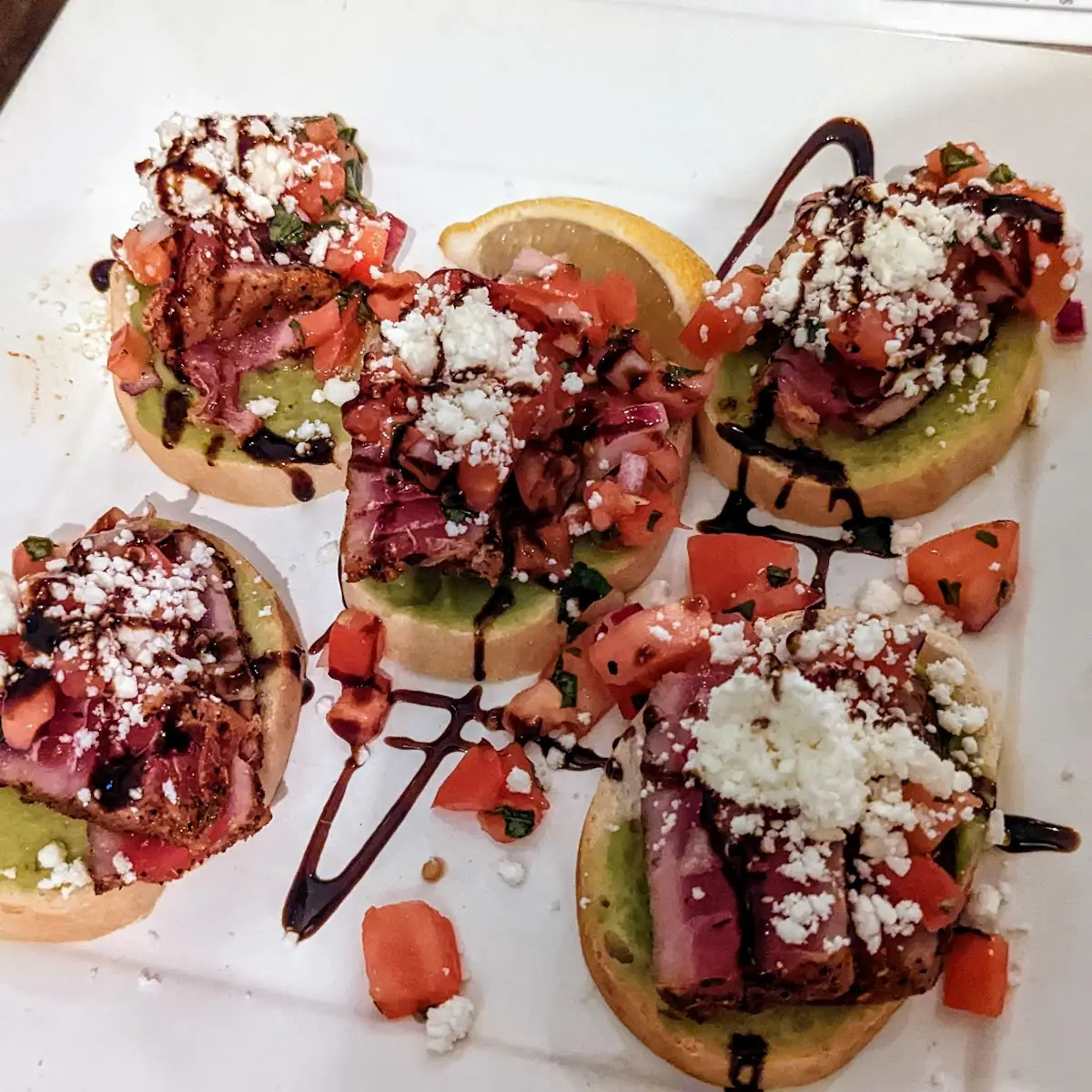 Ahi Tuna Bruschetta