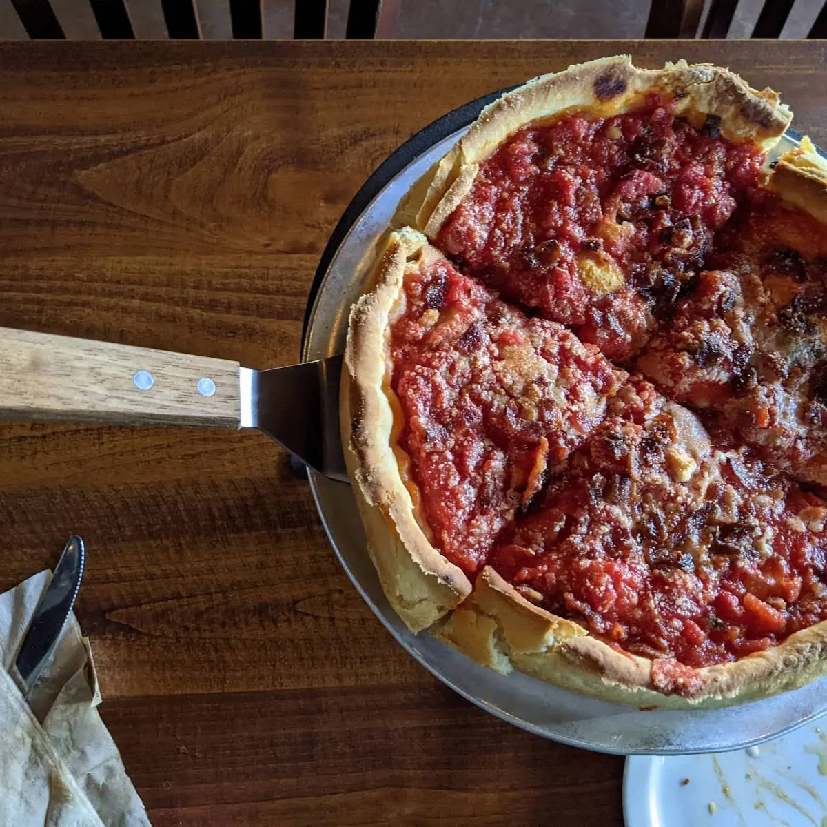 Deep Dish Pizza for One