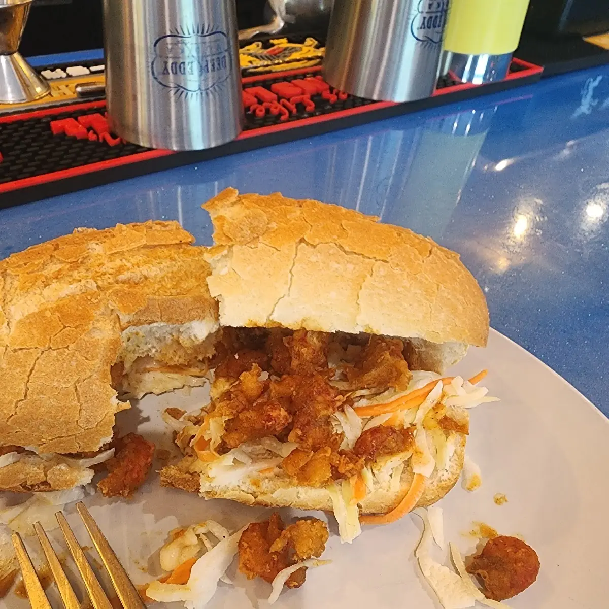 Crawfish PO Boy