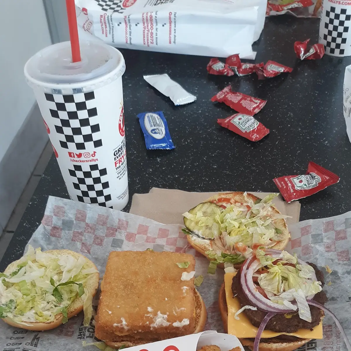 Double Cheeseburger and Double Fish Filet