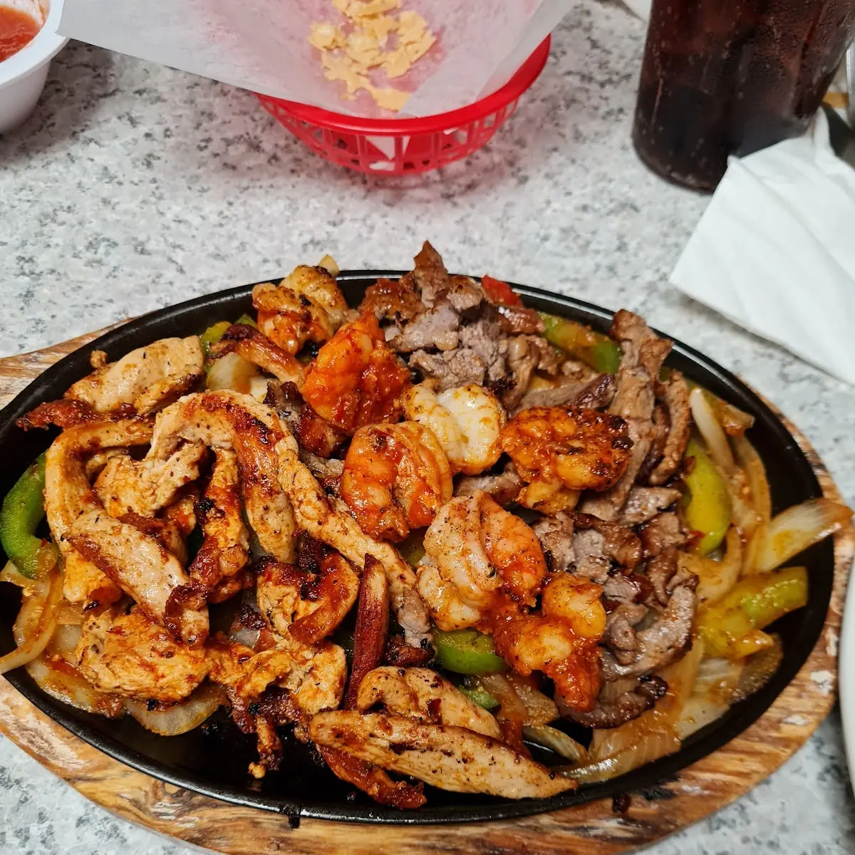 Shrimp Fajitas
