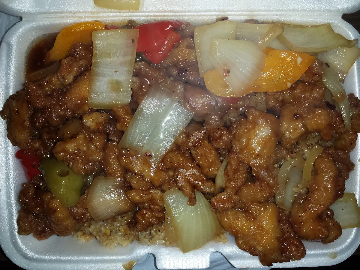 General Tao Chicken with Fried Rice