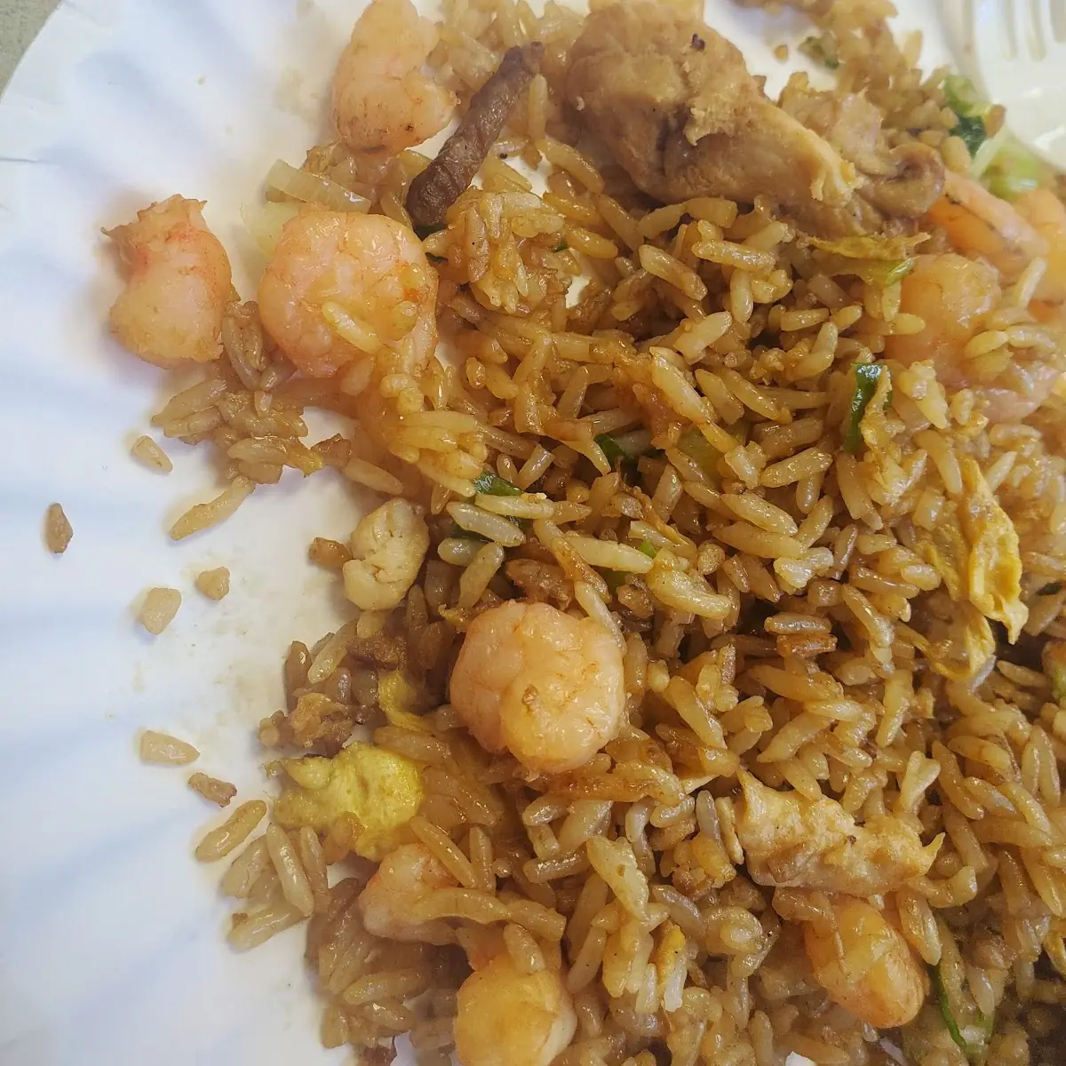 Shrimp Chop Suey Combo Plate