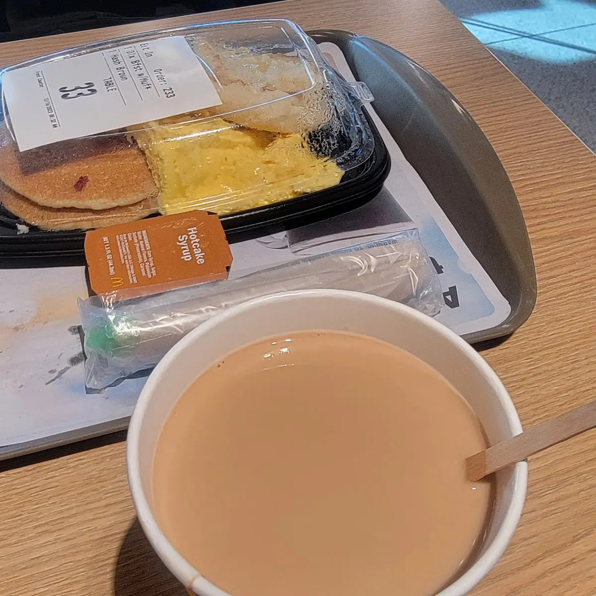 Coffee and Big Breakfast