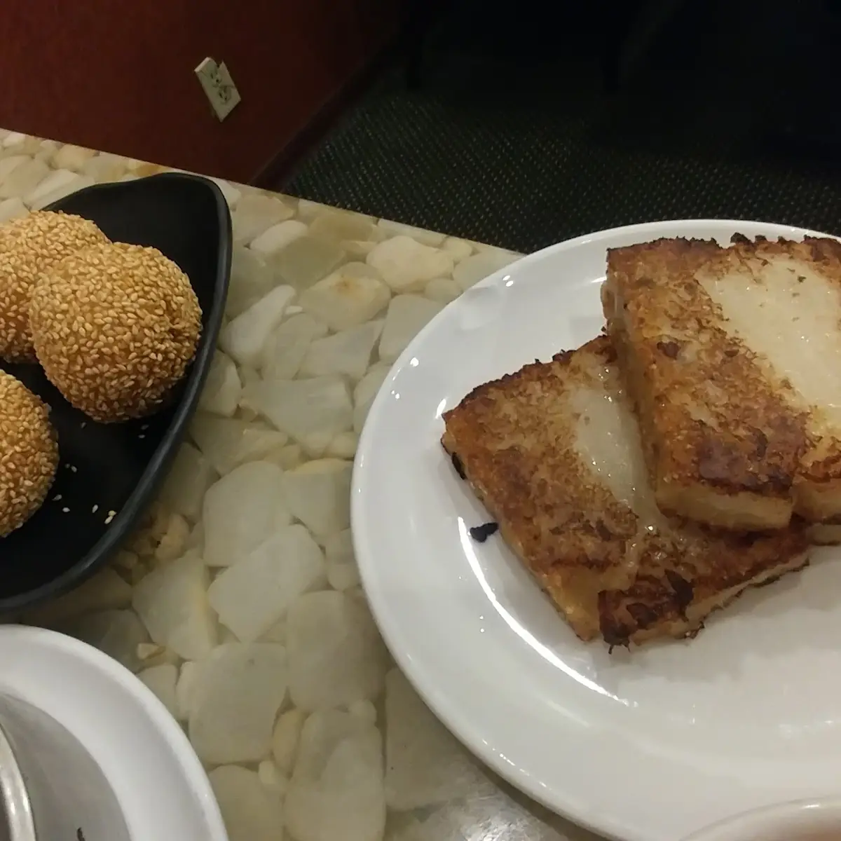 Sesame Ball Turnip Cake