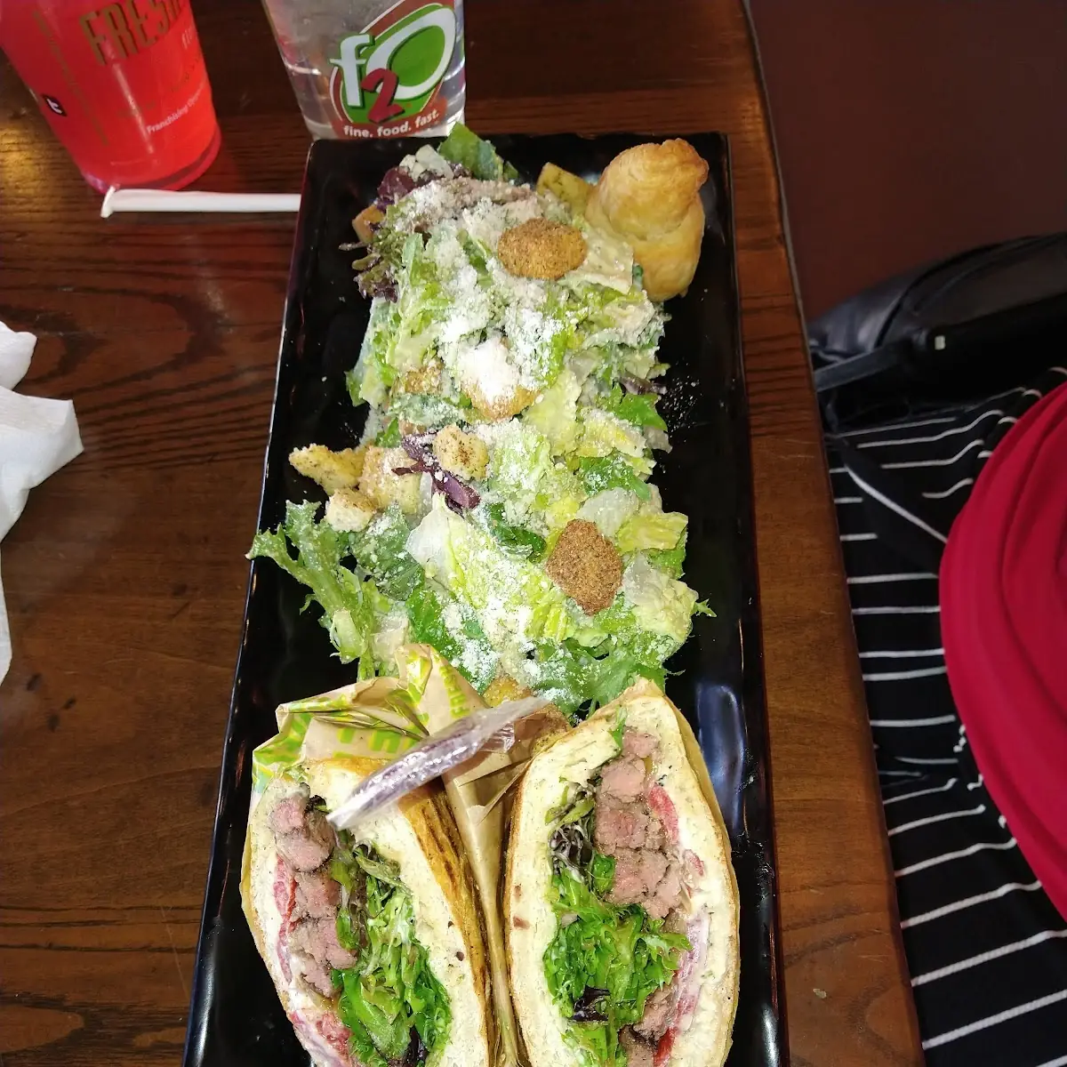 Steak Panini with Caesar Salad Dressing