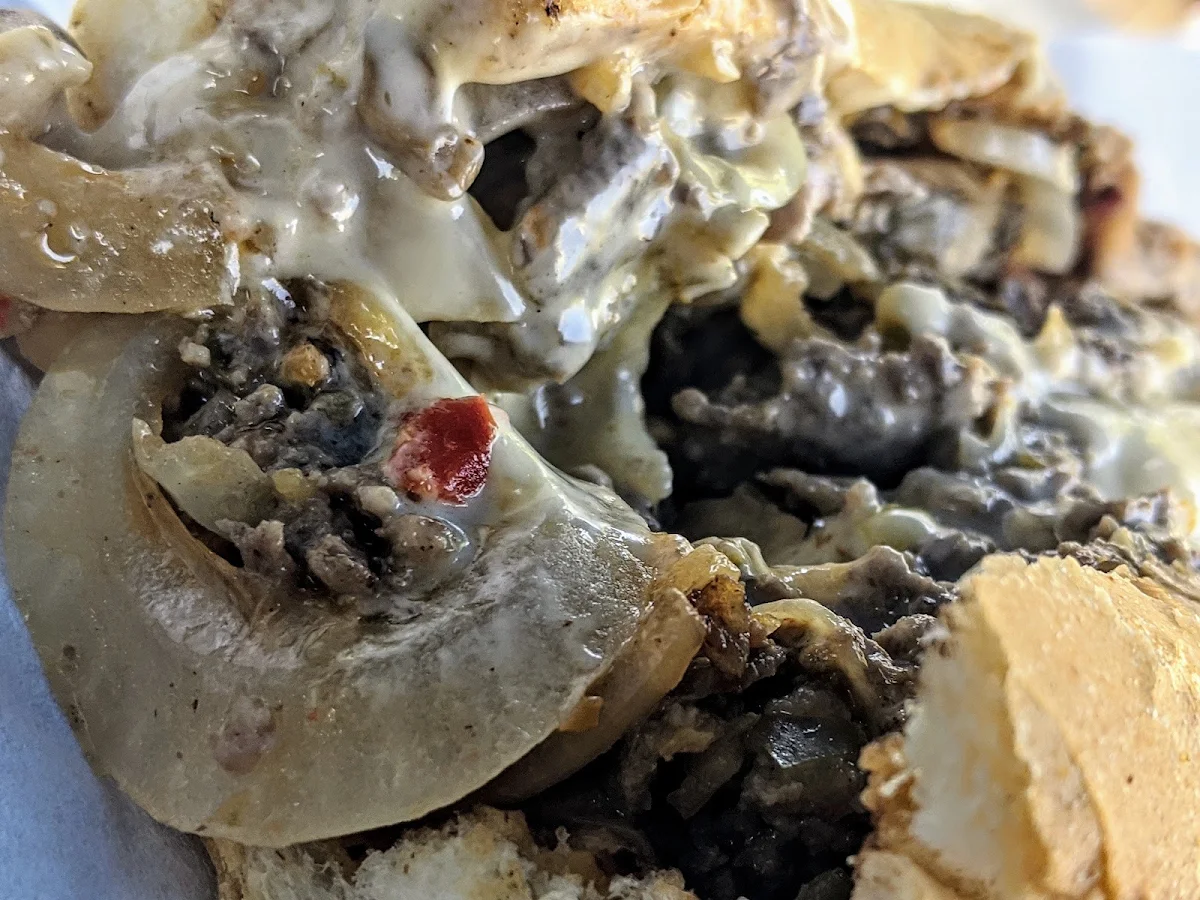 Mushroom Cheese Steak 12 Inch