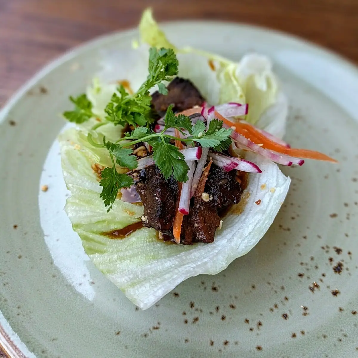 Kalbi Rib Lettuce Wraps
