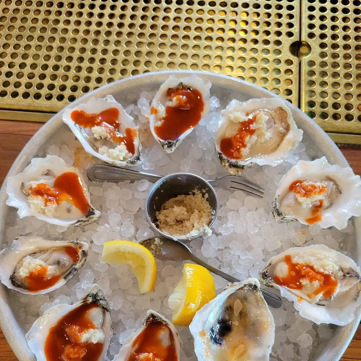 Raw Oysters on the Half Shell