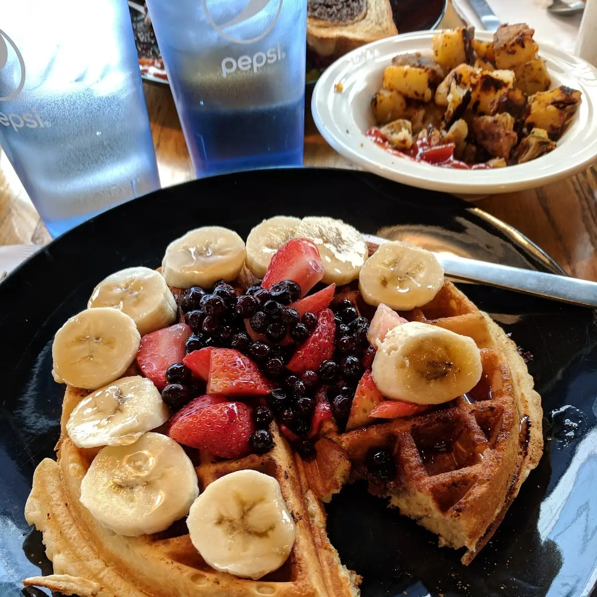 Belgian Waffle Breakfast