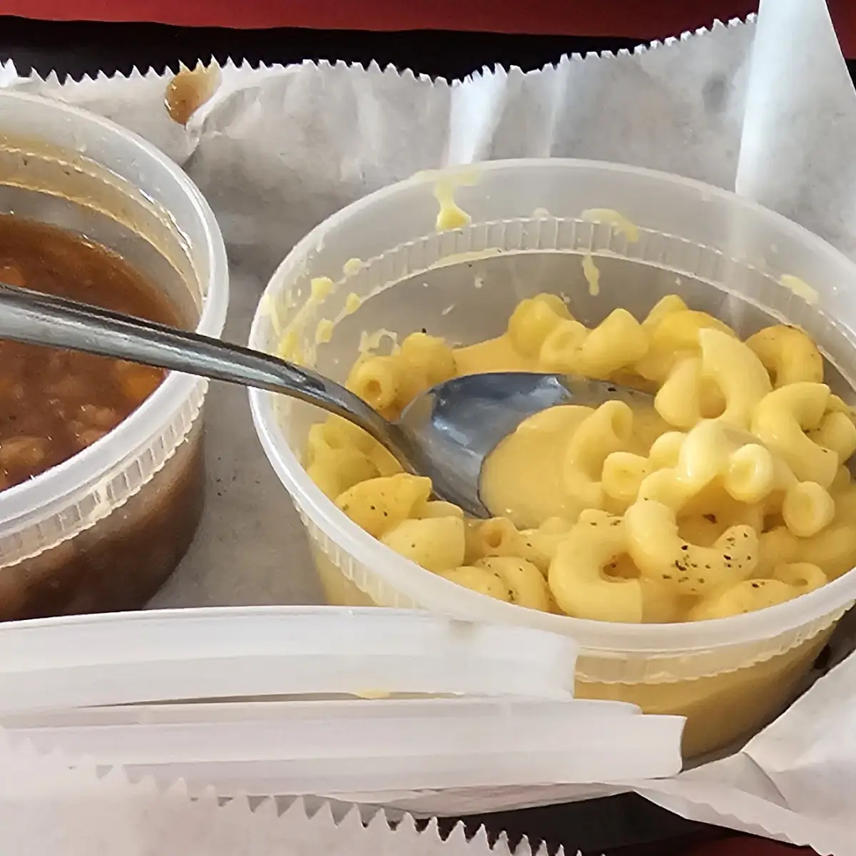 Baked Beans and Mac Cheese