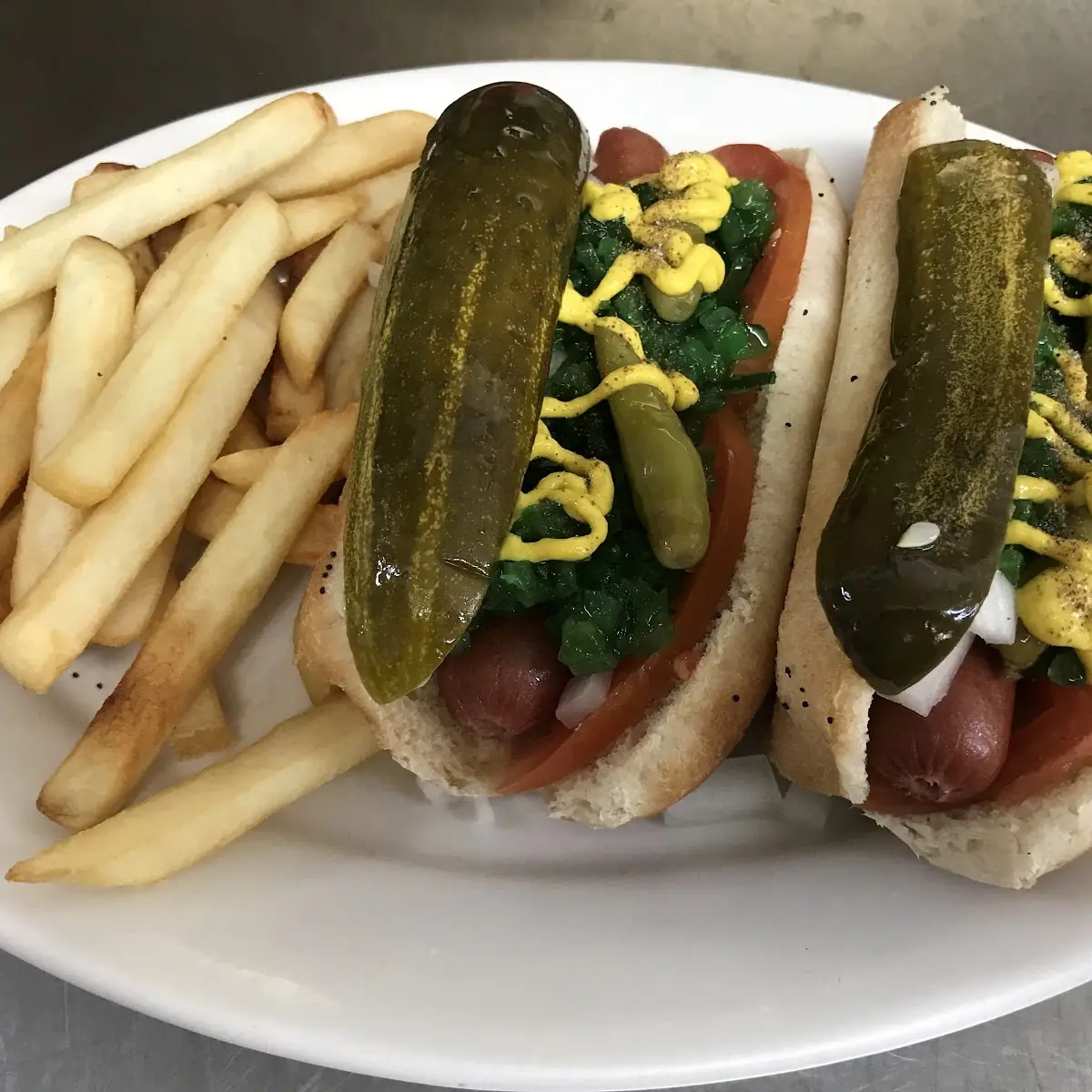Chicago Dogs with Fries