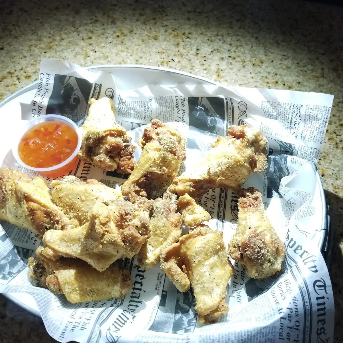 Lemon Pepper Chicken Wings