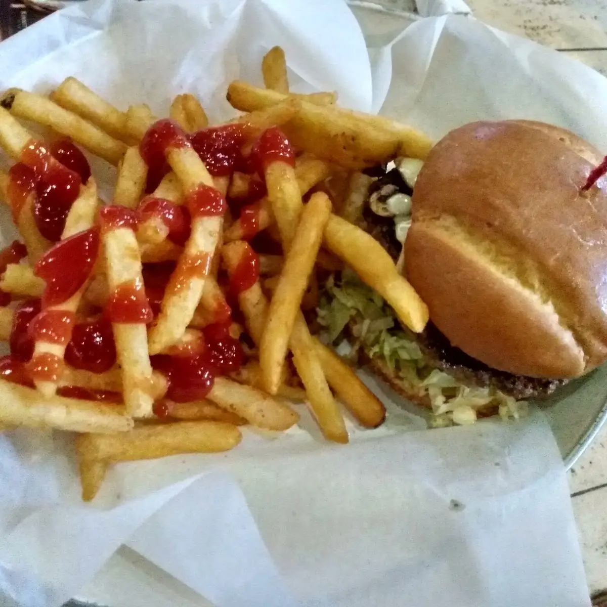 Mushroom and Swiss Burger