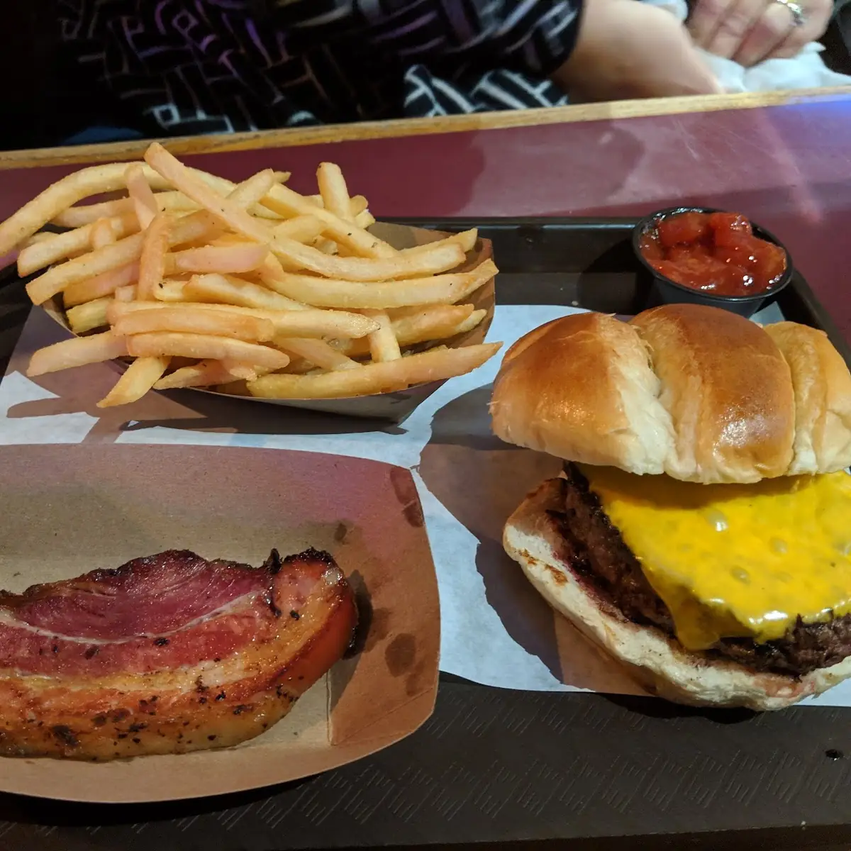 Cheese Burger Pork Belly Onside