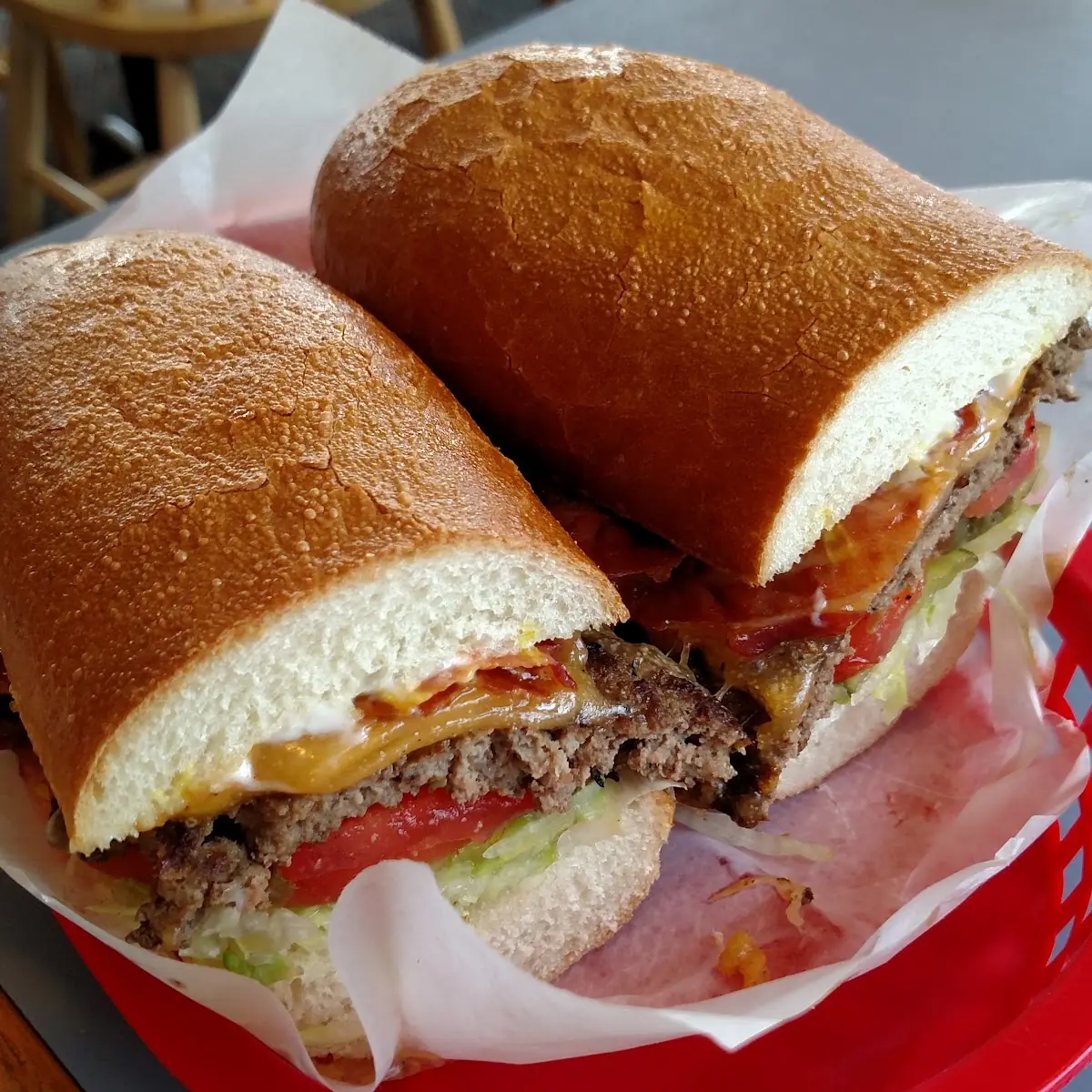 Cheese Burger Sub
