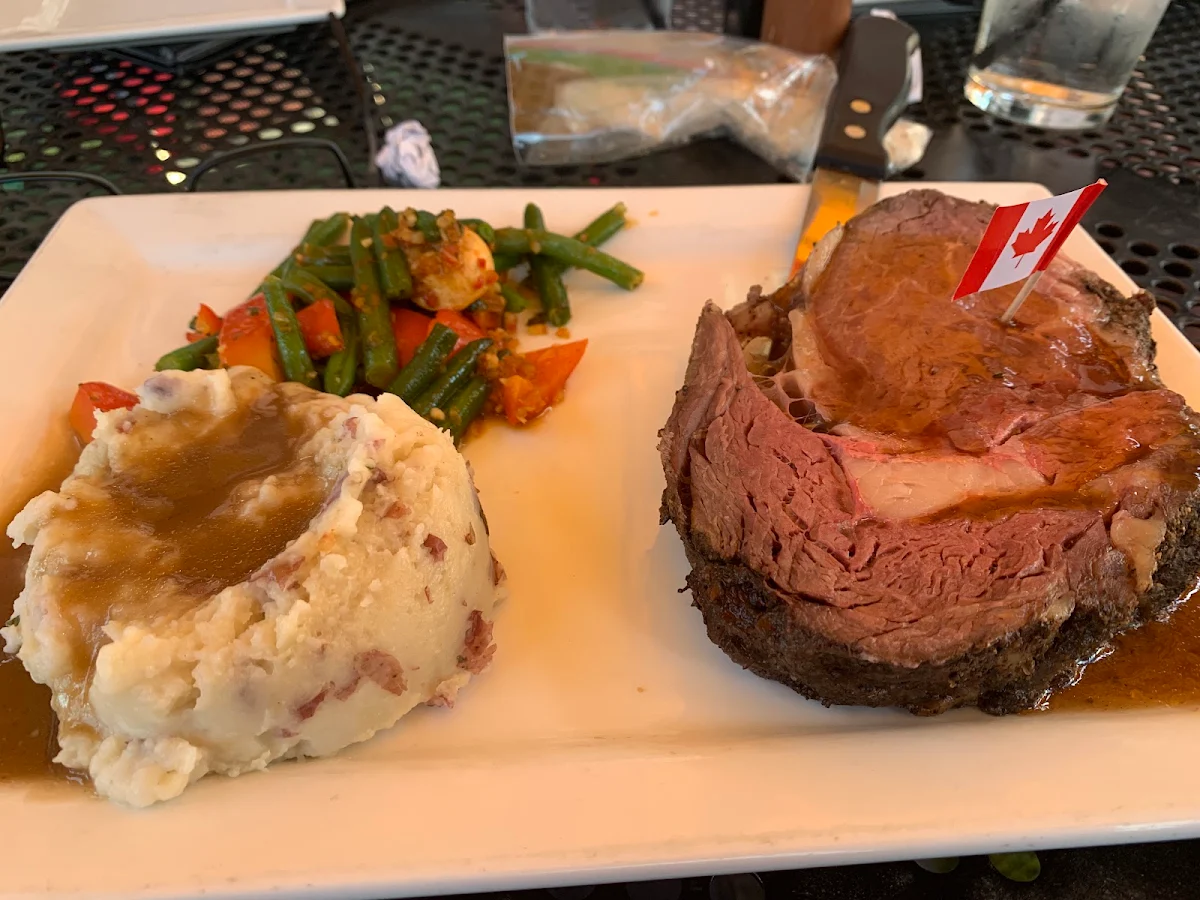 Prime Rib Dinner, The Canadian Brewhouse (Okotoks)
