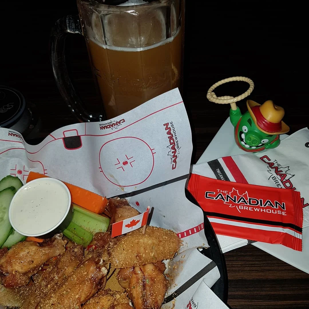 Wings and Beer, The Canadian Brewhouse (Okotoks)