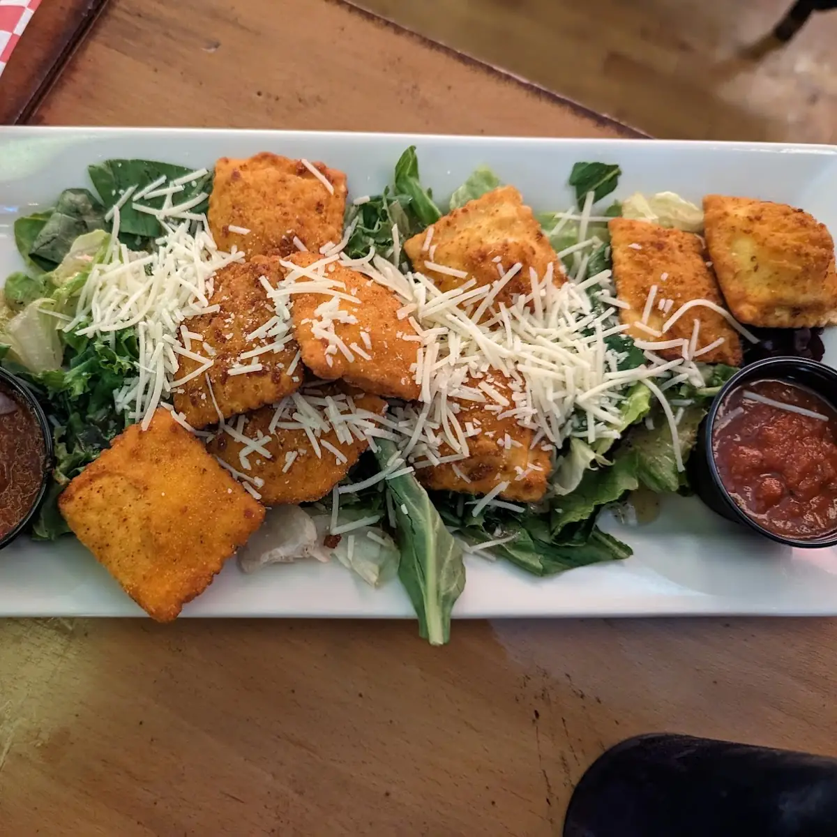 Fried Three Cheese Ravioli