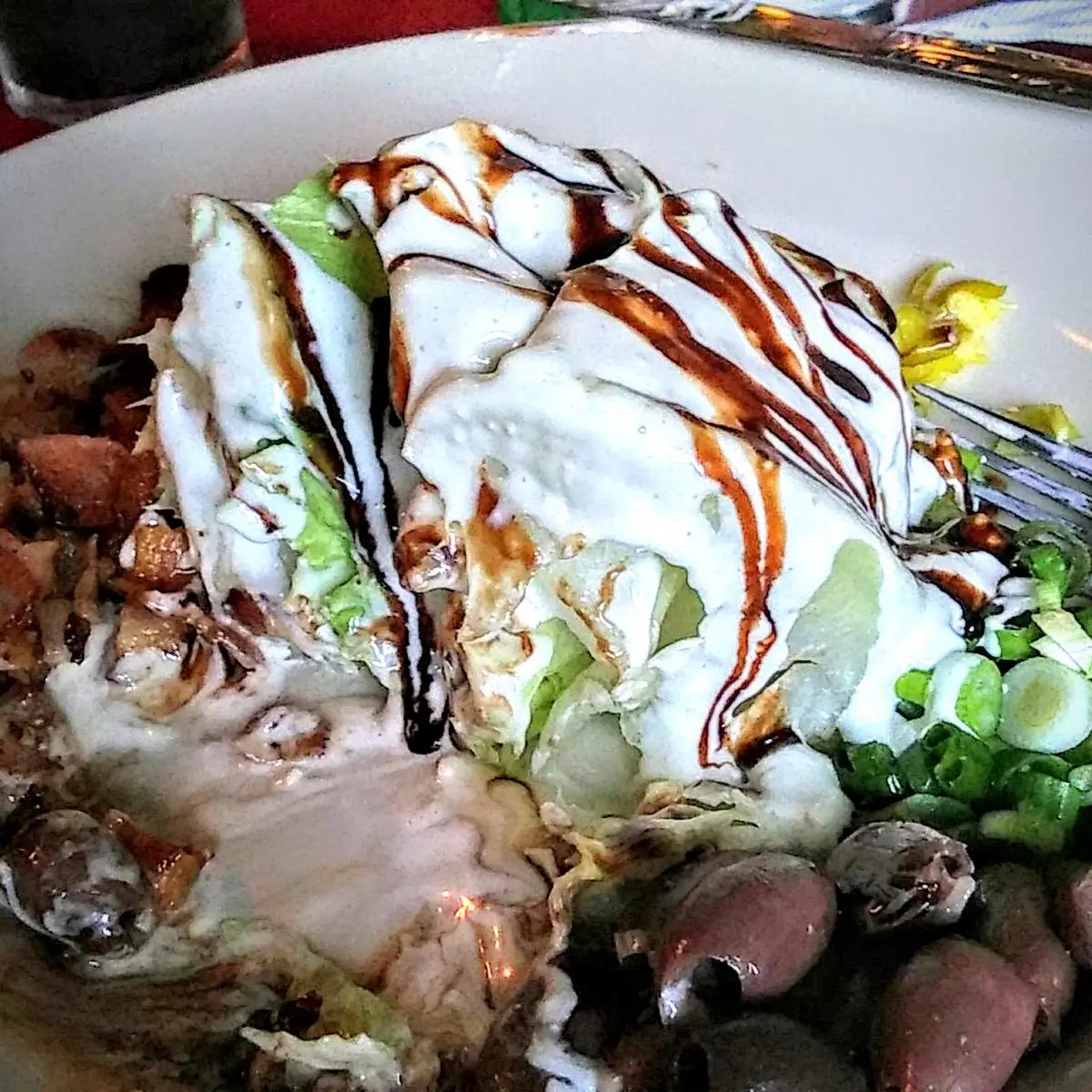 Lettuce Wedge with Blue Cheese