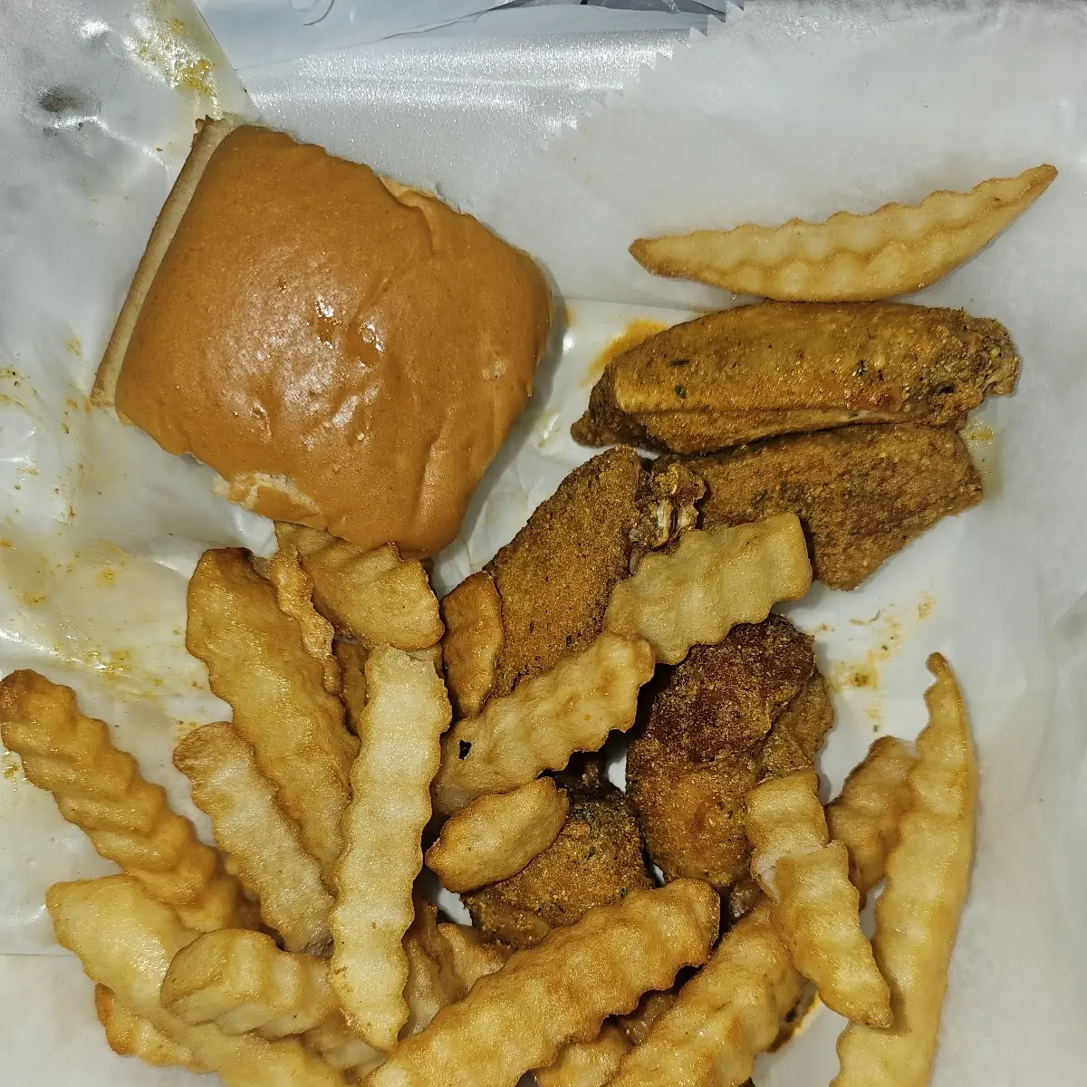 Large Crinkle Cut Fries