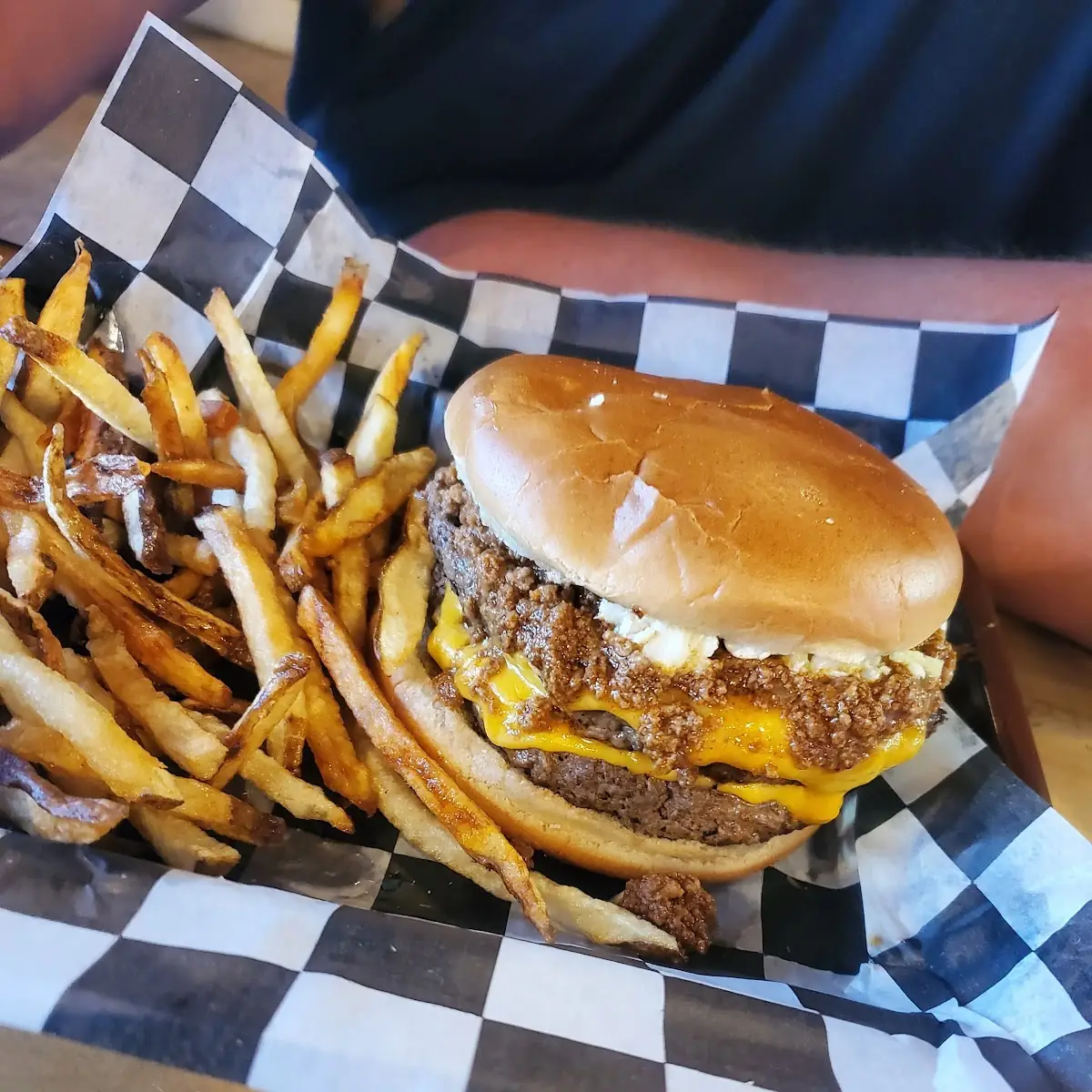 Double Bacon Cheeseburger with L T Mayo Must