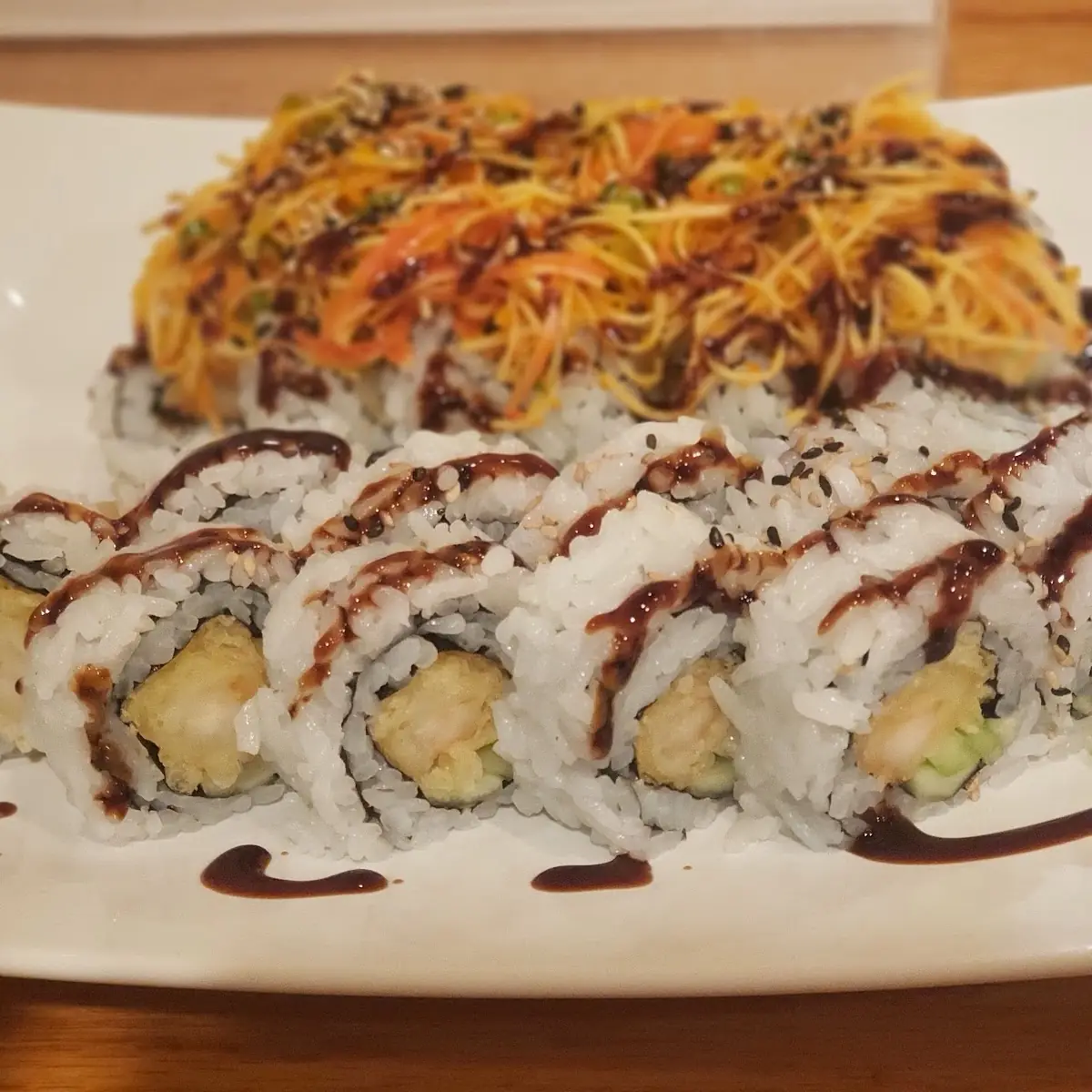 Salmon and Avocado Sushi Rolls