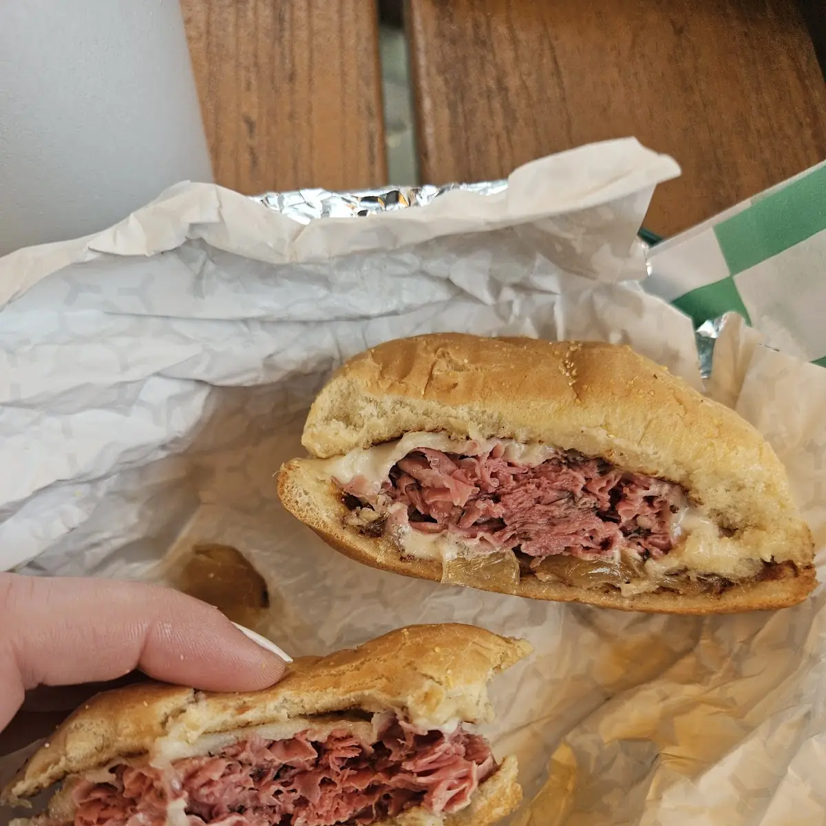 Great Pastrami Sandwich with Extra Meat