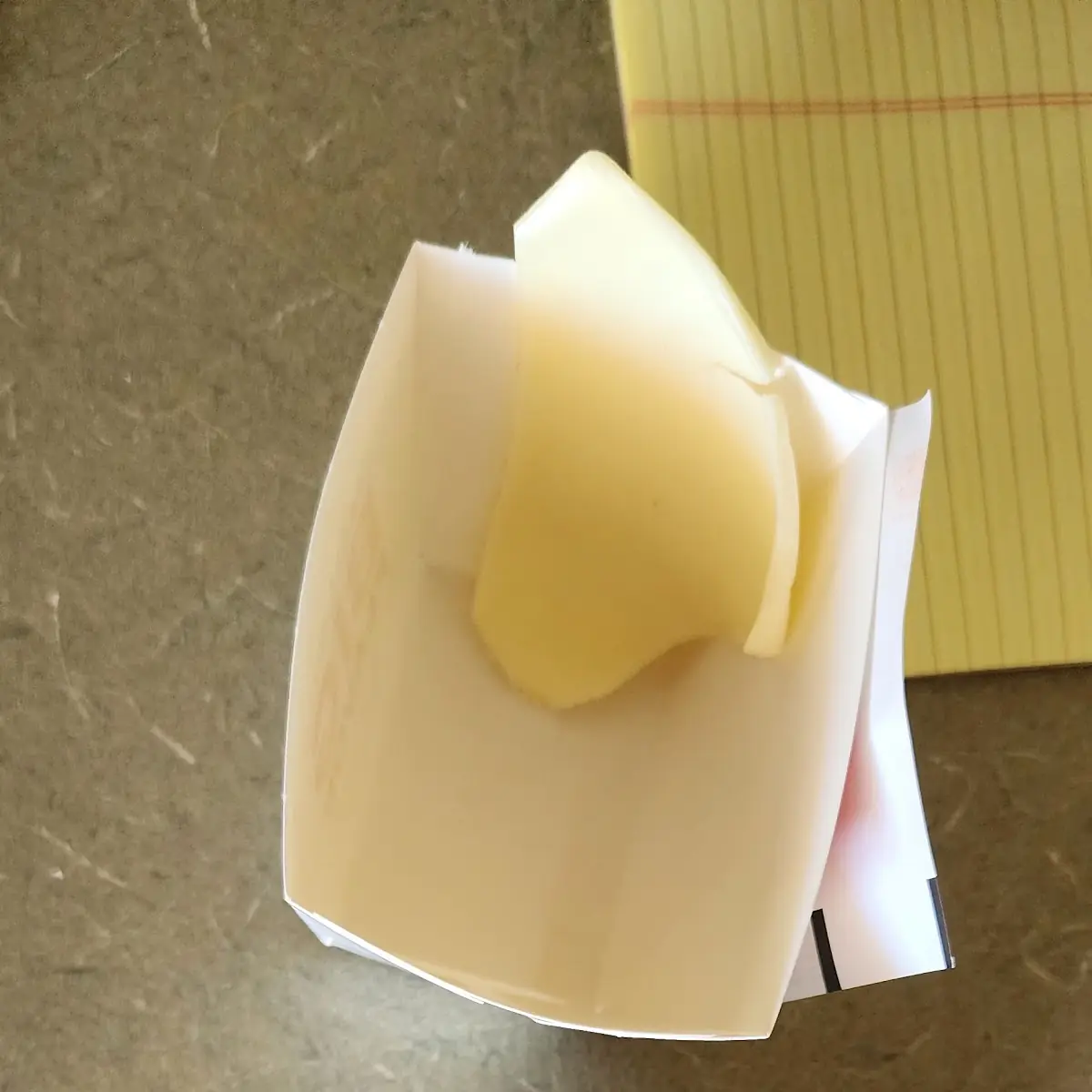 Slider with Cheese on Side Next Time I'll Be Sure to Ask for Cheddar Cheese on Side