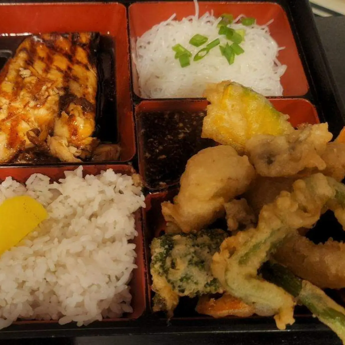 Salmon Teriyaki Bento Box