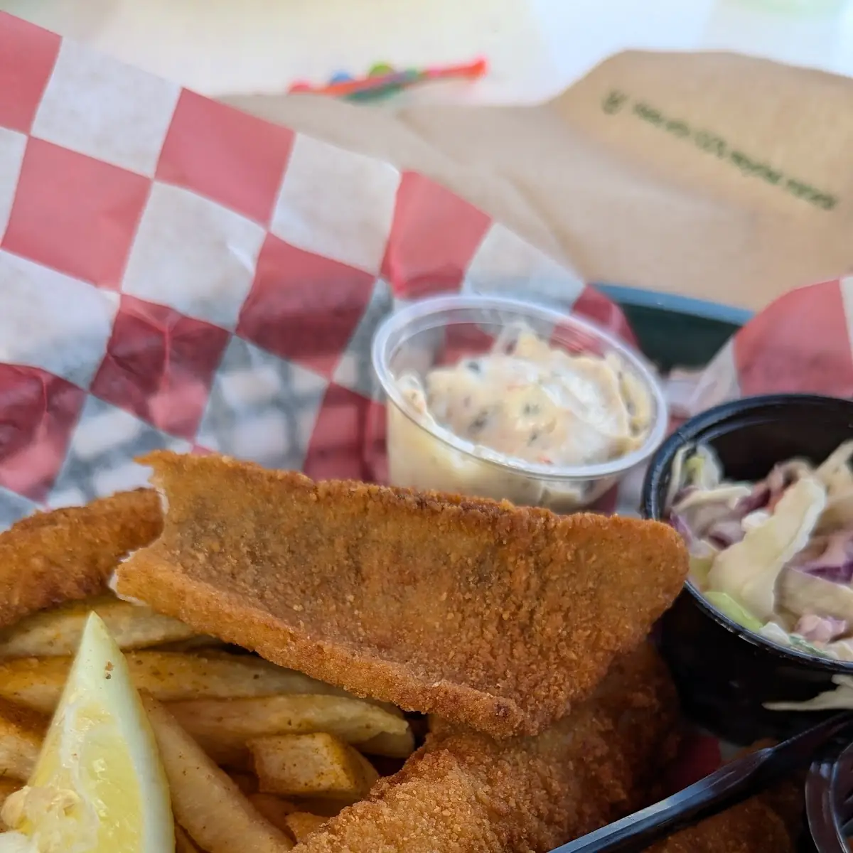 Perch Dinner with Old Bay Fries