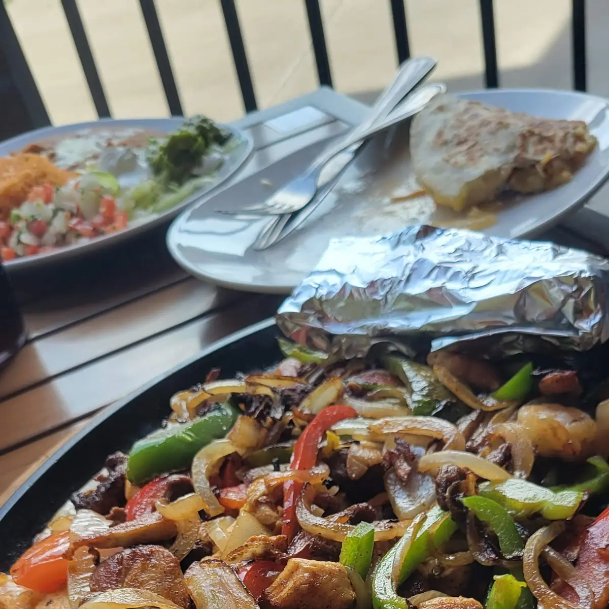 Steak and Chicken Fajitas