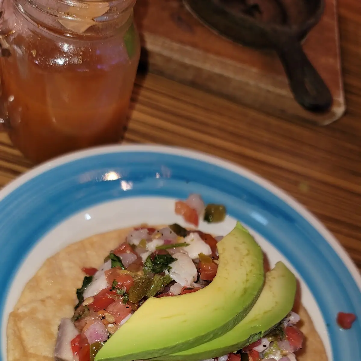 Ceviche Tostada De Ceviche De Pescado