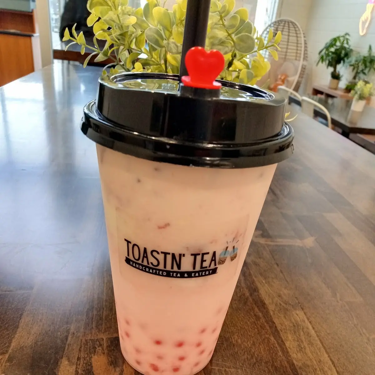Boba Strawberry Cheesecake