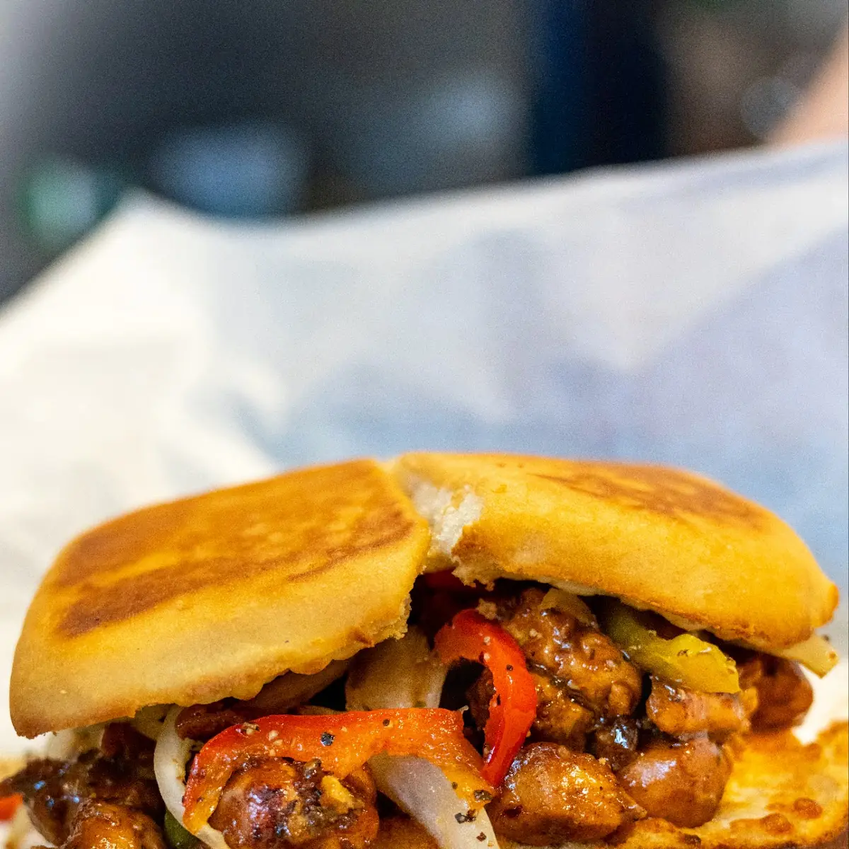 Coco Bread Sandwiches