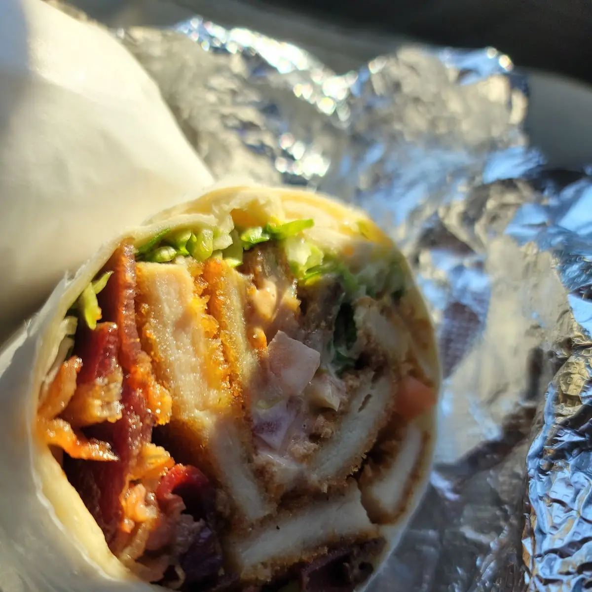Crispy Chicken blt Wrap