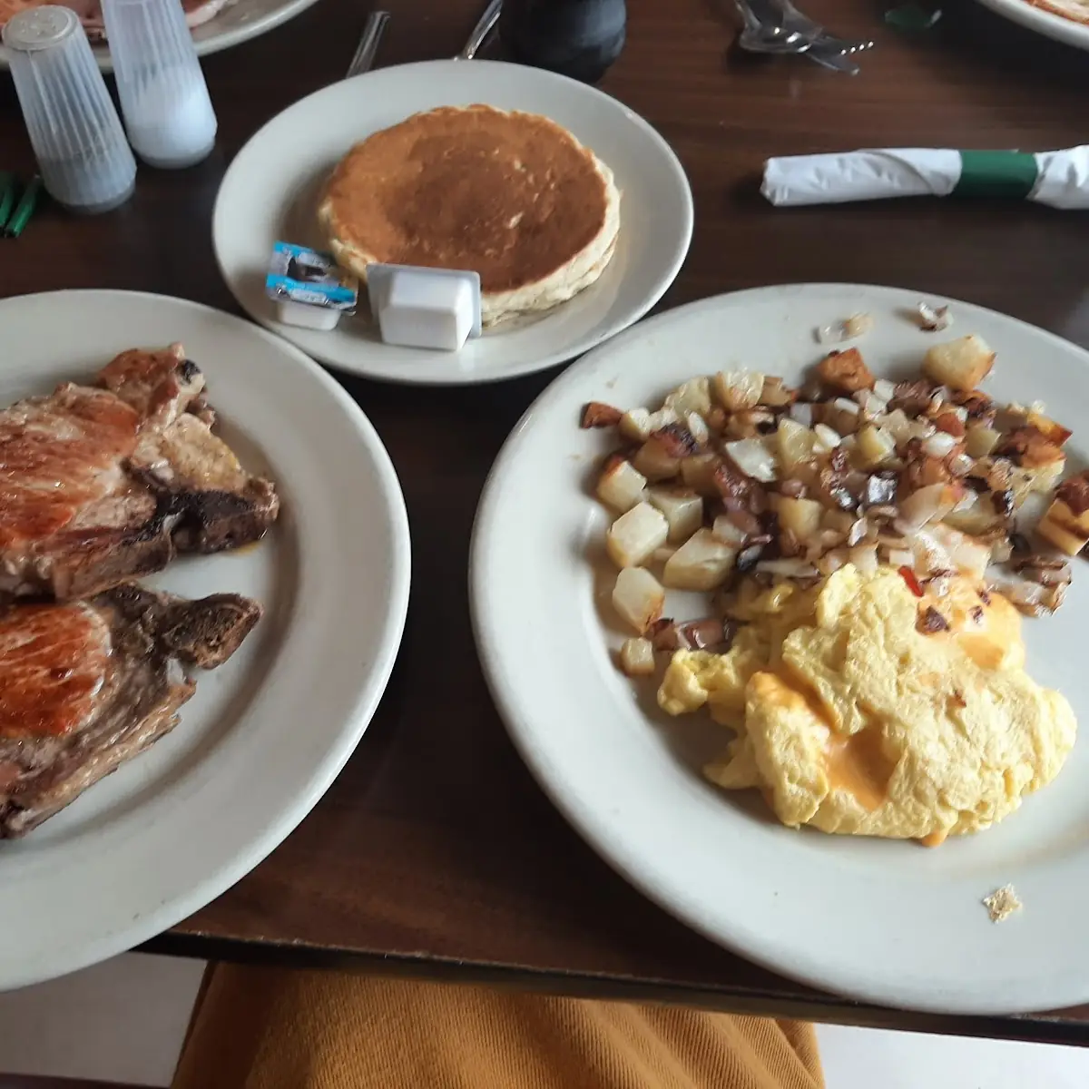 Pork Chops and Eggs