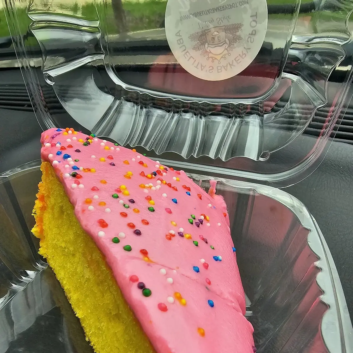 Pink Cake Slice