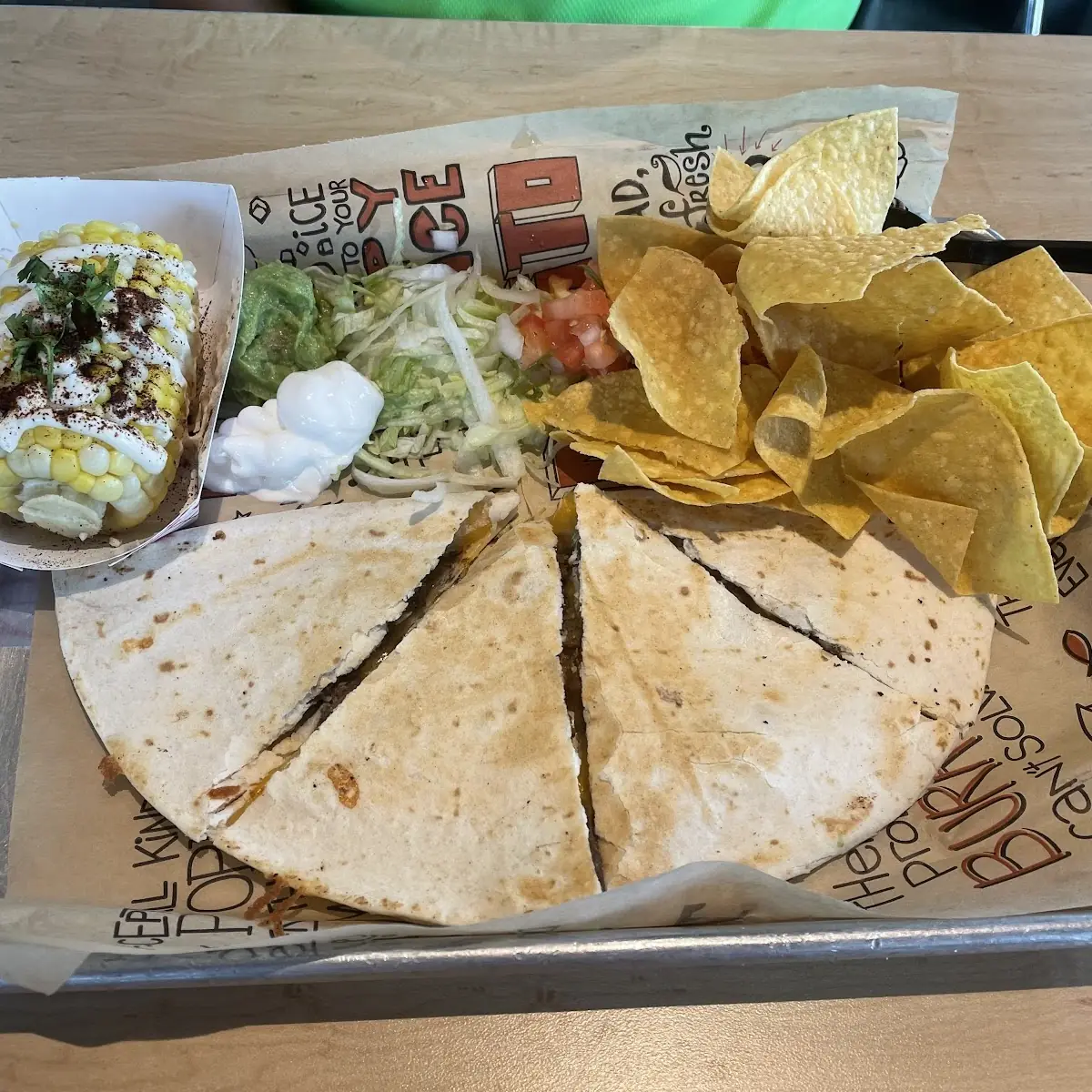 Bangin' Chicken Quesadilla